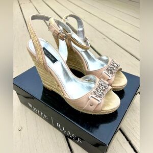 White House Black Market Espadrille size 8